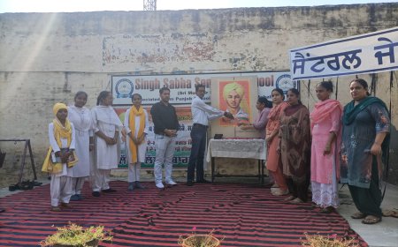 ਸਿੰਘ ਸਭਾ ਸੀਨੀਅਰ ਸੈਕੰਡਰੀ ਸਕੂਲ ਵਿੱਚ ਸ਼ਹੀਦ-ਏ-ਆਜ਼ਮ ਸ. ਭਗਤ ਸਿੰਘ ਦਾ ਜਨਮ ਦਿਨ ਮਨਾਇਆ