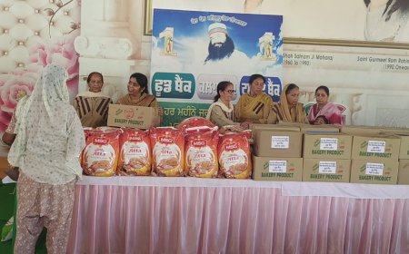 ਡੇਰਾ ਸੱਚਾ ਸੌਦਾ ਸਾਂਝਾ ਧਾਮ ਮਲੋਟ ਵਿਖੇ 'ਚ 45 ਲੋੜਵੰਦ ਪਰਿਵਾਰਾਂ ਨੂੰ ਵੰਡਿਆ ਰਾਸ਼ਨ