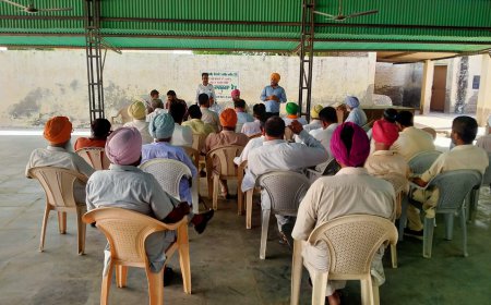 ਖੇਤੀਬਾੜੀ ਵਿਭਾਗ ਵੱਲੋਂ ਪਿੰਡ ਲੱਖੇਵਾਲੀ ਵਿਖੇ ਪਰਾਲੀ ਦੇ ਪ੍ਰਬੰਧਾਂ ਸੰਬੰਧੀ ਕਿਸਾਨ ਜਾਗਰੂਕਤਾ ਕੈਂਪ ਦਾ ਕੀਤਾ ਗਿਆ ਆਯੋਜਨ