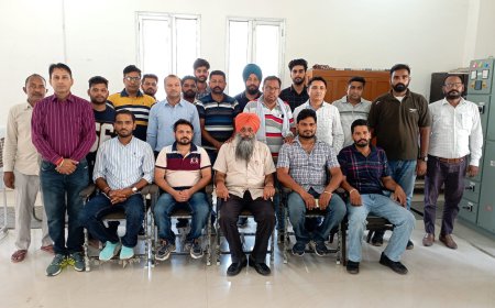 ਪੰਜਾਬ ਰਾਜ ਬਿਜਲੀ ਬੋਰਡ, ਮੁਲਾਜ਼ਮ ਜੱਥੇਬੰਦੀ ਗ੍ਰਿਡ ਸਬ ਸਟੇਸ਼ਨ ਇੰਪਲਾਈ ਯੂਨੀਅਨ (ਰਜਿ 24), ਮਲੋਟ ਸਬ ਡਵੀਜ਼ਨ, 66 ਕੇ.ਵੀ ਸਬ ਸਟੇਸ਼ਨ ਦੀ ਹੋਈ ਮੀਟਿੰਗ