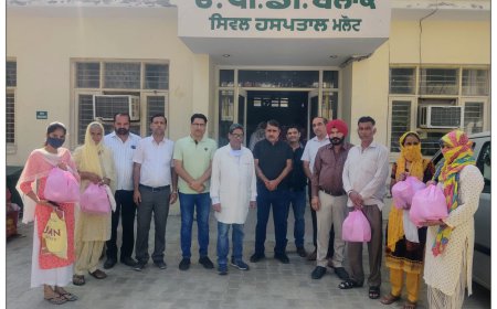 ਨਿਕਸੈ ਮਿੱਤਰਾ ਪ੍ਰੋਗਰਾਮ ਤਹਿਤ ਟੀ.ਬੀ ਦੇ ਮਰੀਜਾਂ ਨੂੰ ਵੰਡੀਆਂ ਗਈਆਂ ਪੌਸ਼ਟਿਕ ਖ਼ੁਰਾਕ ਦੀਆਂ ਕਿੱਟਾਂ- ਡਾ. ਸੁਨੀਲ ਬਾਂਸਲ