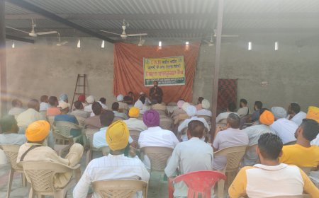 ਝੋਨੇ ਦੀ ਪਰਾਲੀ ਦੀ ਸੁਚੱਜੀ ਸਾਂਭ-ਸੰਭਾਲ ਸੰਬੰਧੀ ਪਿੰਡ ਬੋਦੀਵਾਲਾ ਖੜਕ ਸਿੰਘ ਵਿਖੇ ਲਗਾਇਆ ਗਿਆ ਕਿਸਾਨ ਜਾਗਰੂਕਤਾ ਕੈਂਪ