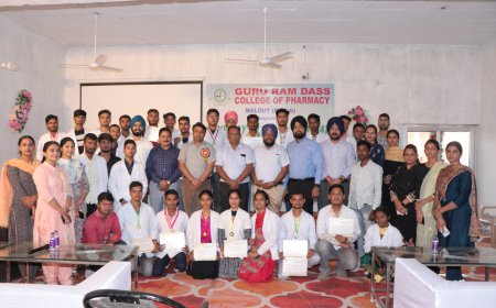 ਗੁਰੂ ਰਾਮਦਾਸ ਕਾਲਜ ਆਫ ਫਾਰਮੇਸੀ ਥੇਹੜੀ (ਮਲੋਟ) ਵਿਖੇ 17 ਅਕਤੂਬਰ ਤੋਂ 21 ਅਕਤੂਬਰ 2022 ਤੱਕ ਮਨਾਇਆ ਗਿਆ ਫਾਰਮੇਸੀ ਵੀਕ