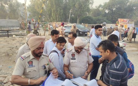 ਨਾਬਾਲਿਗ ਬੱਚਿਆਂ ਵੱਲੋਂ ਵਹੀਕਲ ਚਲਾਉਣ ‘ਤੇ ਪੁਲਿਸ ਨੇ ਕੱਟੇ ਚਲਾਨ ਅਤੇ ਟ੍ਰੈਫਿਕ ਨਿਯਮਾਂ ਪ੍ਰਤੀ ਕੀਤਾ ਜਾਗਰੂਕ