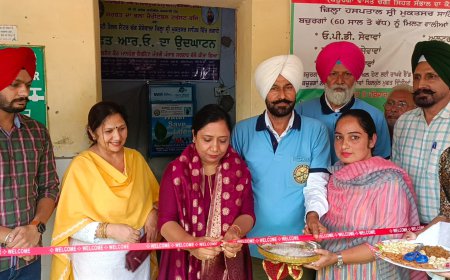 ਸਰਬੱਤ ਦਾ ਭਲਾ ਚੈਰੀਟੇਬਲ ਟਰੱਸਟ ਵੱਲੋਂ ਲਗਾਏ ਮੁਫ਼ਤ ਆਰ.ਓ ਸਿਸਟਮ ਦਾ ਕੈਬਨਿਟ ਮੰਤਰੀ ਵੱਲੋਂ ਉਦਘਾਟਨ