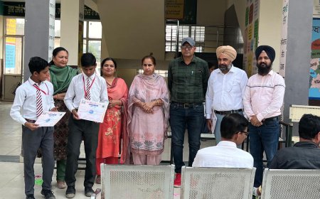 ਸ. ਸ. ਹਾਈ ਸਕੂਲ ਦਿਉਣ ਖੇੜਾ ਦੇ ਵਿਦਿਆਰਥੀਆਂ ਨੇ RAA ਅਧੀਨ ਬਲਾਕ ਪੱਧਰੀ ਵਿਗਿਆਨ ਮੇਲੇ 'ਚ ਕੀਤਾ ਪਹਿਲਾ ਸਥਾਨ ਹਾਸਿਲ