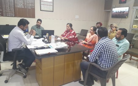 ਸ. ਕੰਵਰਜੀਤ ਸਿੰਘ ਉਪਮੰਡਲ ਮੈਜਿਸਟਰੇਟ ਵੱਲੋਂ ਬਲਾਕ ਪੱਧਰ ਅਤੇ ਬਾਲ ਸੁਰੱਖਿਆ ਕੰਮਾਂ ਦੀ ਸਮੀਖਿਆ ਲਈ ਕੀਤੀ ਗਈ ਮੀਟਿੰਗ