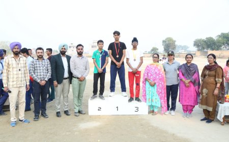 ਗੁਰੂ ਤੇਗ ਬਹਾਦਰ ਖਾਲਸਾ ਪਬਲਿਕ ਸੀਨੀਅਰ ਸੈਕੰਡਰੀ ਸਕੂਲ ਮਲੋਟ ਵਿੱਚ ਕੀਤਾ ਗਿਆ ਐਥਲੈਟਿਕ ਮੀਟ ਦਾ ਆਯੋਜਨ