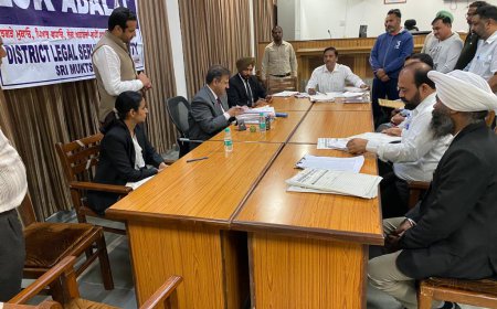 ਕੌਮੀ ਲੋਕ ਅਦਾਲਤ ਵਿੱਚ 4998 ਕੇਸਾਂ ਦਾ ਕੀਤਾ ਗਿਆ ਆਪਸੀ ਰਜਾਮੰਦੀ ਨਾਲ ਨਿਪਟਾਰਾ