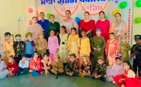 ਮਾਤਾ ਗੁਜਰੀ ਪਬਲਿਕ ਸਕੂਲ ਥੇਹੜੀ ਸਾਹਿਬ ਵੱਲੋਂ ਬਾਲ ਦਿਵਸ ਮੌਕੇ ਕਰਵਾਈ ਗਈ ਐਕਟੀਵਿਟੀ