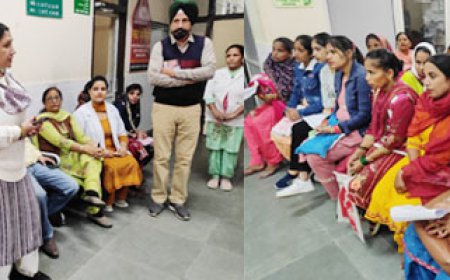 ਸਿਵਲ ਹਸਪਤਾਲ ਵਿਖੇ ਵਿਸ਼ਵ ਸਰਵਾਈਕਲ ਕੈਂਸਰ ਵਿਰੋਧੀ ਦਿਵਸ ਸੰਬੰਧੀ ਕੀਤਾ ਗਿਆ ਸਮਾਗਮ- ਡਾ. ਕਿਰਨਦੀਪ ਕੌਰ