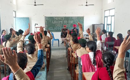 ਕਮਾਂਡਿੰਗ ਅਫ਼ਸਰ ਕਰਨਲ ਰਣਬੀਰ ਸਿੰਘ ਵੱਲੋਂ ਸਰਕਾਰੀ (ਕੰਨਿਆ) ਸੀਨੀ. ਸੈਕੰ. ਸਕੂਲ ਮਲੋਟ ਵਿਦਿਆਰਥਣਾਂ ਨੂੰ ਦਿੱਤਾ ਗਿਆ ਮੋਟੀਵੇਸ਼ਨ ਲੈਕਚਰ