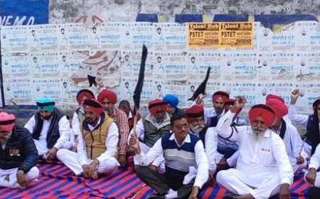 ਜੀ.ਓ.ਜੀ (ਸਾਬਕਾ ਸੈਨਿਕ) ਨੇ ਵਿਧਾਇਕ ਕਾਕਾ ਬਰਾੜ ਦੀ ਕੋਠੀ ਅੱਗੇ ਲਗਾਇਆ ਧਰਨਾ