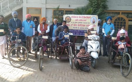 ਸਰਬੱਤ ਦਾ ਬਲਾ ਚੈਰੀਟੇਬਲ ਟਰੱਸਟ ਵੱਲੋਂ ਅੰਗਹੀਣ ਵਿਅਕਤੀਆਂ ਨੂੰ ਦਿੱਤੀ ਸਹਾਇਤਾ ਰਾਸ਼ੀ