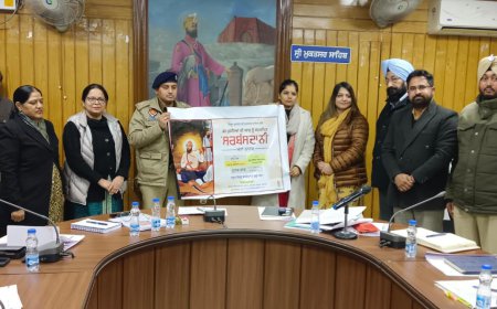 ਲਾਈਟ ਐਂਡ ਸਾਊਂਡ ਪ੍ਰੋਗਰਾਮ ਅਤੇ ਹੁਨਰ ਹਾਟ ਦਾ ਡਿਪਟੀ ਕਮਿਸ਼ਨਰ ਸ਼੍ਰੀ ਮੁਕਤਸਰ ਸਾਹਿਬ ਵੱਲੋਂ ਪੋਸਟਰ ਜਾਰੀ