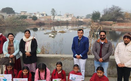 ਸਰਕਾਰੀ ਸੀਨੀਅਰ ਸੈਕੰਡਰੀ ਸਮਾਰਟ ਸਕੂਲ ਫਤੂਹੀ ਖੇੜਾ ਵਿਖੇ 'ਜਲਗਾਹ ਬਚਾਓ' ਵਿਸ਼ੇ ਤੇ ਵਿਦਿਆਰਥੀਆਂ ਦੇ ਕਰਵਾਏ ਗਏ ਮੁਕਾਬਲੇ