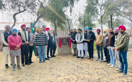 ਬਲਾਕ ਗਿੱਦੜਬਾਹਾ ਦੇ ਪਿੰਡ ਸੁਖਣਾ ਅਬਲੂ ਵਿਖੇ ਨੌਜਵਾਨਾਂ ਲਈ ਓਪਨ ਜਿੰਮ ਦਾ ਕੀਤਾ ਉਦਘਾਟਨ