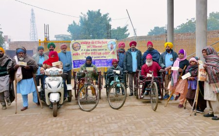 ਸਰਬੱਤ ਦਾ ਭਲਾ ਚੈਰੀਟੇਬਲ ਟਰੱਸਟ ਵੱਲੋਂ ਅੰਗਹੀਣ ਵਿਅਕਤੀਆਂ ਨੂੰ ਦਿੱਤੀ ਗਈ ਸਹਾਇਤਾ ਰਾਸ਼ੀ