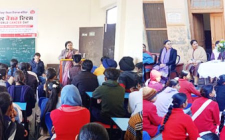 ਕੈਂਸਰ ਜਾਗਰੂਕਤਾ ਹਫ਼ਤੇ ਦੌਰਾਨ ਸਰਕਾਰੀ ਸੀਨੀਅਰ ਸੈਕੰਡਰੀ ਸਕੂਲ ਸੰਜੇ ਨਗਰ ਅਤੇ ਆਰੀਆ ਗਰਲਜ਼ ਹਾਈ ਸਕੂਲ ਬਠਿੰਡਾ ਵਿਖੇ ਹੋਇਆ ਜਾਗਰੂਕਤਾ ਸਮਾਗਮ