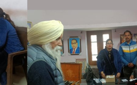 ਜਿਲ੍ਹਾ ਸਿਹਤ ਵਿਭਾਗ ਬਠਿੰਡਾ ਵੱਲੋਂ ਰਾਸ਼ਟਰੀ ਸੜਕ ਸੁਰੱਖਿਆ ਮਹੀਨੇ ਸੰਬੰਧ ਵਿੱਚ ਟਰੱਕ ਯੂਨੀਅਨ ਵਿਖੇ ਲਗਾਇਆ ਗਿਆ ਅੱਖਾਂ ਦਾ ਚੈੱਕਅੱਪ ਕੈਂਪ