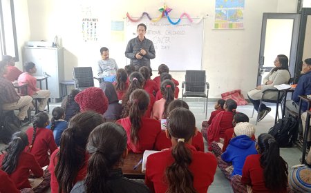 ਅੰਤਰ ਰਾਸ਼ਟਰੀ ਬਚਪਨ ਕੈਂਸਰ ਦਿਵਸ ਦੇ ਸੰਬੰਧ ਵਿੱਚ ਸਰਕਾਰੀ ਸਕੂਲ ਹਾਜ਼ੀ ਰਤਨ ਬਠਿੰਡਾ ਵਿਖੇ ਕੀਤਾ ਜਾਗਰੂਕਤਾ ਸਮਾਗਮ