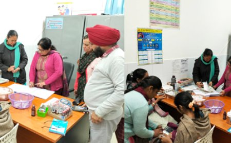 ਡਾ. ਨਵਜੋਤ ਕੌਰ ਸਿਵਲ ਸਰਜਨ ਵੱਲੋਂ ਟੀਕਾਕਰਨ ਪ੍ਰੋਗਰਾਮ ਅਧੀਨ ਲਗਾਏ ਗਏ ਕੈਂਪਾਂ ਦਾ ਲਿਆ ਗਿਆ ਜਾਇਜਾ