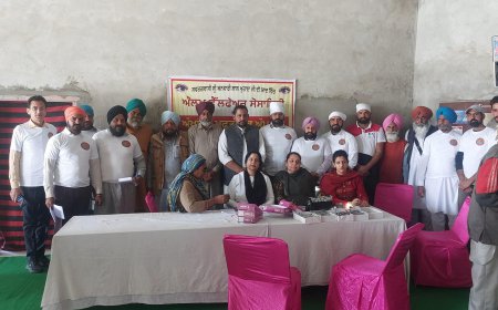 ਔਲਖ ਵੈਲਫੇਅਰ ਸੋਸਾਇਟੀ ਵੱਲੋਂ ਸਵਰਗਵਾਸੀ ਸ਼੍ਰੀ ਬਨਵਾਰੀ ਲਾਲ ਖੁਰਾਣਾ ਜੀ ਦੀ ਯਾਦ ਵਿੱਚ ਅੱਖਾਂ ਦਾ ਵਿਸ਼ਾਲ ਚੈਕਅੱਪ ਕੈਂਪ ਲਗਾਇਆ ਗਿਆ