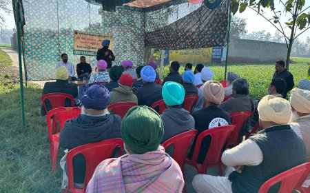 ਖੇਤ ਵਿੱਚ ਪਰਾਲੀ ਦੇ ਪ੍ਰਬੰਧਨ ਦੀਆਂ ਤਕਨੀਕਾਂ ਸੰਬੰਧੀ ਖੇਤ ਦਿਵਸ ਮਨਾਇਆ