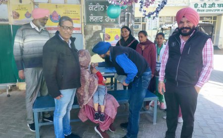 ਪੋਲੀਓ ਵੈਕਸੀਂਨ ਦੀ ਖੁਰਾਕ ਤੋਂ ਇੱਕ ਵੀ ਬੱਚਾ ਵਾਂਝਾ ਨਾ ਰਹੇ- ਡਾ. ਸੁਨੀਲ ਬਾਂਸਲ