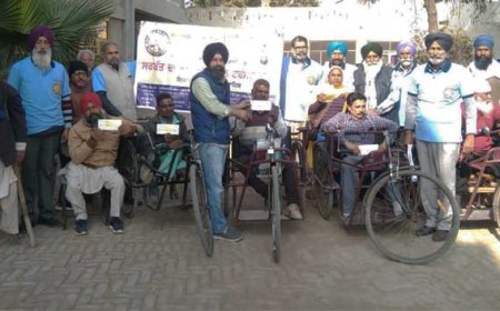 ‘ਸਰਬੱਤ ਦਾ ਭਲਾ’ ਚੈਰੀਟੇਬਲ ਟਰੱਸਟ ਵੱਲੋਂ ਅੰਗਹੀਣ ਵਿਅਕਤੀਆਂ ਨੂੰ ਦਿੱਤੀ ਗਈ ਸਹਾਇਤਾ ਰਾਸ਼ੀ