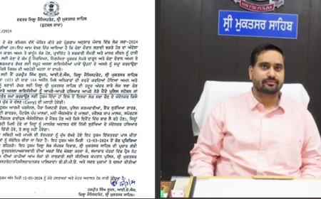 ਜਿਲ੍ਹਾ ਮੈਜਿਸਟ੍ਰੇਟ ਨੇ ਲੋਕ ਸਭਾ-2024 ਦੀਆਂ ਆਗਾਮੀ ਚੋਣਾਂ ਲਈ 144 ਅਧੀਨ ਮਿਲੇ ਅਧਿਕਾਰਾਂ ਦੀ ਵਰਤੋਂ ਕਰਦੇ ਹੋਏ ਅਸਲਾ ਜਮ੍ਹਾਂ ਕਰਵਾਉਣ ਲਈ ਕੀਤੇ ਹੁਕਮ ਜਾਰੀ