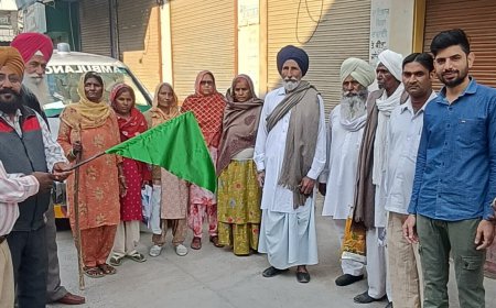 ਅੱਖਾਂ ਦੇ ਕੈਂਪ ਦੌਰਾਨ ਅਪ੍ਰੇਸ਼ਨ ਲਈ ਚੁਣੇ ਗਏ ਮਰੀਜ਼ਾਂ ਦਾ ‘ਪੰਜਵਾਂ ਗਰੁੱਪ’ ਅਪ੍ਰੇਸ਼ਨ ਦੇ ਲਈ EYE SURE HOSPITAL ਬਠਿੰਡਾ ਲਈ ਕੀਤਾ ਗਿਆ ਰਵਾਨਾ