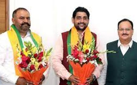 ਐੱਮ.ਪੀ ਸੁਸ਼ੀਲ ਰਿੰਕੂ ਅਤੇ ਐੱਮ.ਐੱਲ.ਏ ਅੰਗੁਰਾਲ ਨੇ ਨਵੀਂ ਦਿੱਲੀ ਵਿਖੇ ਸੀਨੀਅਰ ਭਾਜਪਾ ਨੇਤਾਵਾਂ ਦੀ ਮੌਜੂਦਗੀ ਵਿੱਚ ਫੜਿਆ ਭਾਜਪਾ ਦਾ ਪੱਲਾ