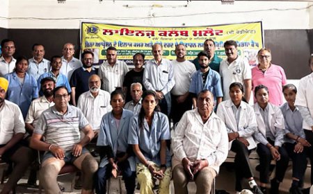 ਲਾਇਨਜ਼ ਕਲੱਬ ਮਲੋਟ ਵੱਲੋਂ ਲਗਾਏ ਗਏ 3 ਦਿਨੀਂ ਪ੍ਰਕਿਰਤਿਕ ਚਿਕਿਤਸਾ ਕੈਂਪ ਵਿੱਚ 153 ਮਰੀਜ਼ਾਂ ਦਾ ਹੋਇਆ ਇਲਾਜ