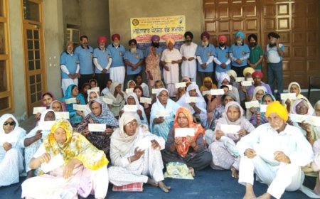 ‘ਸਰਬੱਤ ਦਾ ਭਲਾ’ ਚੈਰੀਟੇਬਲ ਟਰੱਸਟ ਵੱਲੋਂ 210 ਪਰਿਵਾਰਾਂ ਨੂੰ ਦਿੱਤੀ ਸਹਾਇਤਾ ਰਾਸ਼ੀ