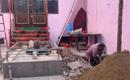 ਸ਼ੇਸ਼ਨਾਗ ਸ਼ਿਵ ਮੰਦਿਰ ਦੀ ਉਸਾਰੀ ਵਿੱਚ ਸੰਗਤਾਂ ਨੂੰ ਸਹਿਯੋਗ ਦੇਣ ਦੀ ਮੰਦਿਰ ਦੇ ਸੇਵਾਦਾਰ ਨੇ ਕੀਤੀ ਅਪੀਲ