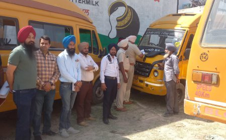 ਸਕੂਲੀ ਬੱਚਿਆਂ ਦੀ ਸੁਰੱਖਿਆ ਦੇ ਮੱਦੇਨਜ਼ਰ ਸਬ-ਡਿਵੀਜ਼ਨ ਸ਼੍ਰੀ ਮੁਕਤਸਰ ਸਾਹਿਬ ਅਧੀਨ ਸਕੂਲ ਬੱਸਾਂ/ਵੈਨਾਂ ਦੀ ਕੀਤੀ ਗਈ ਚੈਕਿੰਗ