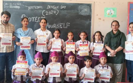 ਹੈੱਲਥ ਐਂਡ ਵੈਲਨੈੱਸ ਸੈਂਟਰ ਪੱਕੀ ਟਿੱਬੀ ਦੇ ਸਟਾਫ਼ ਵੱਲੋਂ ਮਨਾਇਆ ਗਿਆ 'ਰਾਸ਼ਟਰੀ ਡੇਂਗੂ ਦਿਵਸ'