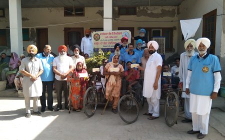 ਸਰਬੱਤ ਦਾ ਭਲਾ ਚੈਰੀਟੇਬਲ ਟਰੱਸਟ ਵੱਲੋਂ 32 ਅੰਗਹੀਣ ਵਿਅਕਤੀਆਂ ਨੂੰ ਦਿੱਤੀ ਸਹਾਇਤਾ ਰਾਸ਼ੀ