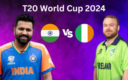 ICC T-20 World Cup 2024 ਅੱਜ ਇੰਡੀਆ ਅਤੇ ਆਇਰਲੈਂਡ ਵਿਚਕਾਰ ਮੁਕਾਬਲਾ ਅੱਜ