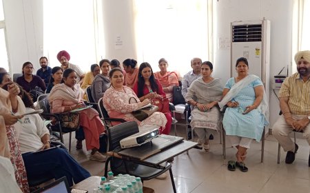 ਸਿਵਲ ਸਰਜਨ ਬਠਿੰਡਾ ਵੱਲੋਂ ਸਿਵਲ ਹਸਪਤਾਲ ਬਠਿੰਡਾ ਵਿਖੇ ਕਰਵਾਈ ਗਈ ਕੁਆਟਰਲੀ ਰੀਵਿਊ ਮੀਟਿੰਗ