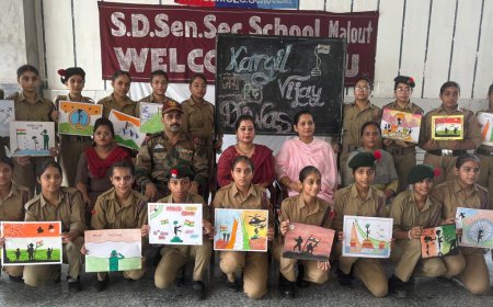 ਐੱਸ.ਡੀ ਸੀਨੀਅਰ ਸੈਕੰਡਰੀ ਸਕੂਲ, ਮਲੋਟ ਵਿਖੇ ਐਨ.ਸੀ.ਸੀ ਕੈਡਿਟਸ