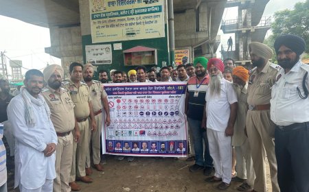 ਮਲੋਟ ਵਿਖੇ ਜਿਲ੍ਹਾ ਟ੍ਰੈਫਿਕ ਇੰਚਾਰਜ ਵੱਲੋਂ ਟ੍ਰੈਫਿਕ ਨਿਯਮਾਂ ਸੰਬੰਧੀ ਲਗਾਇਆ ਗਿਆ ਸੈਮੀਨਾਰ