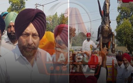 ਸ਼੍ਰੀ ਮੁਕਤਸਰ ਸਾਹਿਬ ਦੇ ਬੱਸ ਸਟੈਂਡ ਦੇ ਨੇੜੇ ਲਗਾਇਆ ਗਿਆ ਮਹਾਰਾਜਾ ਜੱਸਾ ਸਿੰਘ ਰਾਮਗੜ੍ਹੀਆ ਦਾ ਵਿਸ਼ਾਲ ਬੁੱਤ