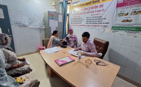 ਸੀ.ਐਚ.ਸੀ ਆਲਮਵਾਲਾ ਵਿਖੇ ਬਜ਼ੁਰਗਾਂ ਦੀ ਸਿਹਤ ਜਾਂਚ ਲਈ ਵਿਸ਼ੇਸ਼ ਕੈਂਪ ਦਾ ਆਯੋਜਨ