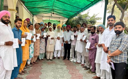 ਕੈਬਨਿਟ ਮੰਤਰੀ ਗੁਰਮੀਤ ਸਿੰਘ ਖੁੱਡੀਆਂ ਨੇ ਲੰਬੀ ਹਲਕੇ ਦੇ ਵੱਖ-ਵੱਖ ਪਿੰਡਾਂ ਵਿੱਚ ਵੰਡੇ ਸੈਂਕਸ਼ਨ ਪੱਤਰ