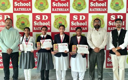 ਐੱਸ.ਡੀ.ਸਕੂਲ ਰੱਥੜੀਆਂ ਦੇ ਵਿਦਿਆਰਥੀਆਂ ਨੇ ਮਲੋਟ ਵਿਖੇ ਕਰਵਾਈ ਗਈ 'ਭਾਰਤ ਕੋ ਜਾਣੋ' ਪ੍ਰਤਿਯੋਗਤਾ ਵਿੱਚ ਹਾਸਿਲ ਕੀਤਾ ਪਹਿਲਾ ਸਥਾਨ