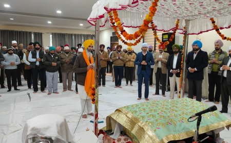 ਜ਼ਿਲ੍ਹਾ ਪੁਲਿਸ ਦਫ਼ਤਰ ਸ਼੍ਰੀ ਮੁਕਤਸਰ ਸਾਹਿਬ ਵਿਖੇ ਸੁਖਮਨੀ ਸਾਹਿਬ ਦੇ ਪਾਠ ਨਾਲ ਹੋਈ ਨਵੇਂ ਸਾਲ ਦੀ ਸ਼ੁੱਭ ਸ਼ੁਰੂਆਤ