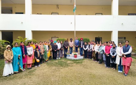 ਜੀ.ਜੀ ਐੱਸ ਕਾਲਜ ਆਫ ਮੈਨੇਜ਼ਮੈਂਟ ਐਂਡ ਟੈਕਨਾਲੋਜੀ ਗਿੱਦੜਬਾਹਾ ਵਿੱਚ ਐਨ.ਐੱਸ. ਵਿਭਾਗ ਵੱਲੋਂ ਮਨਾਇਆ ਗਿਆ 77ਵਾਂ ਗਣਤੰਤਰ ਦਿਵਸ