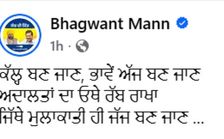 ਮੁੱਖ ਮੰਤਰੀ ਭਗਵੰਤ ਸਿੰਘ ਮਾਨ ਨੇ ਅਸਿੱਧੇ ਤਰੀਕੇ ਨਾਲ ਬਿਆਸ ਡੇਰਾ ਮੁੱਖੀ 'ਤੇ ਵਿੰਨ੍ਹਿਆ ਨਿਸ਼ਾਨਾ